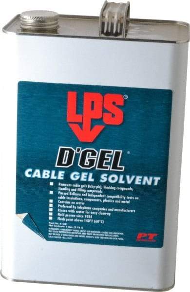 LPS - 1 Gal Bottle Cable Cleaner - Liquid, Citrus & Petroleum Distillate, Unscented - Benchmark Tooling