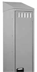 Tennsco - 12" Wide18" Deep, Locker Slope Top - Benchmark Tooling