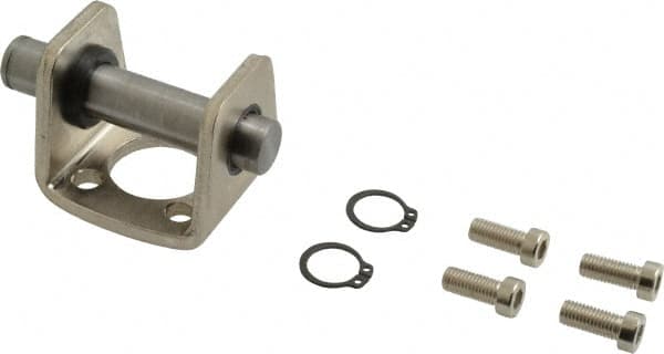 SMC PNEUMATICS - Air Cylinder Double Clevis - For 1-1/2" Air Cylinders, Use with NCGD - Benchmark Tooling