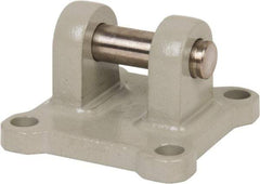 SMC PNEUMATICS - Air Cylinder Double Clevis - For 1-1/2" Air Cylinders, Use with NCQ2 Air Cylinders - Benchmark Tooling