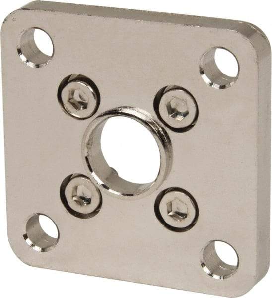 SMC PNEUMATICS - Air Cylinder Flange Mount - For 1-1/4" Air Cylinders, Use with NCGF/G - Benchmark Tooling