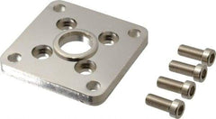SMC PNEUMATICS - Air Cylinder Flange Mount - For 2" Air Cylinders, Use with NCGF/G - Benchmark Tooling