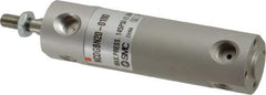 SMC PNEUMATICS - 3/4" Bore Double Acting Air Cylinder - 1/8 Port, 1/4-28 Rod Thread, 140 Max psi, 40 to 140°F - Benchmark Tooling