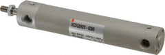 SMC PNEUMATICS - 3/4" Bore Double Acting Air Cylinder - 1/8 Port, 1/4-28 Rod Thread, 140 Max psi, 40 to 140°F - Benchmark Tooling