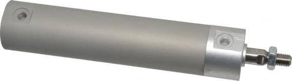 SMC PNEUMATICS - 1" Bore Double Acting Air Cylinder - 1/8 Port, 5/16-24 Rod Thread, 140 Max psi, 40 to 140°F - Benchmark Tooling