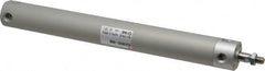 SMC PNEUMATICS - 1" Bore Double Acting Air Cylinder - 1/8 Port, 5/16-24 Rod Thread, 140 Max psi, 40 to 140°F - Benchmark Tooling