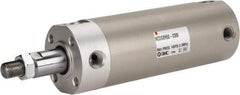 SMC PNEUMATICS - 2" Bore Double Acting Air Cylinder - 1/4 Port, 1/2-20 Rod Thread, 140 Max psi, 40 to 140°F - Benchmark Tooling