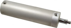 SMC PNEUMATICS - 2-1/2" Bore Double Acting Air Cylinder - 1/4 Port, 1/2-20 Rod Thread, 140 Max psi, 40 to 140°F - Benchmark Tooling