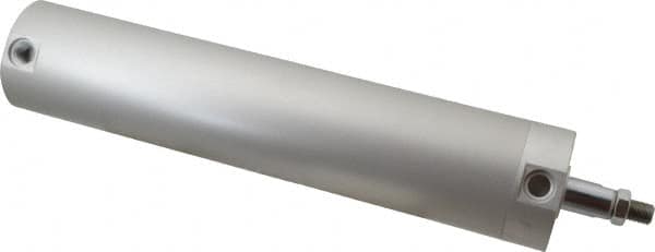 SMC PNEUMATICS - 2-1/2" Bore Double Acting Air Cylinder - 1/4 Port, 1/2-20 Rod Thread, 140 Max psi, 40 to 140°F - Benchmark Tooling