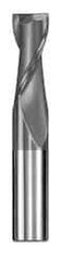 SGS - 13/32", 1" LOC, 7/16" Shank Diam, 2-3/4" OAL, 2 Flute, Solid Carbide Square End Mill - Single End, AlTiN Finish, Spiral Flute, 30° Helix, Centercutting, Right Hand Cut, Right Hand Flute, Series 3 - Benchmark Tooling