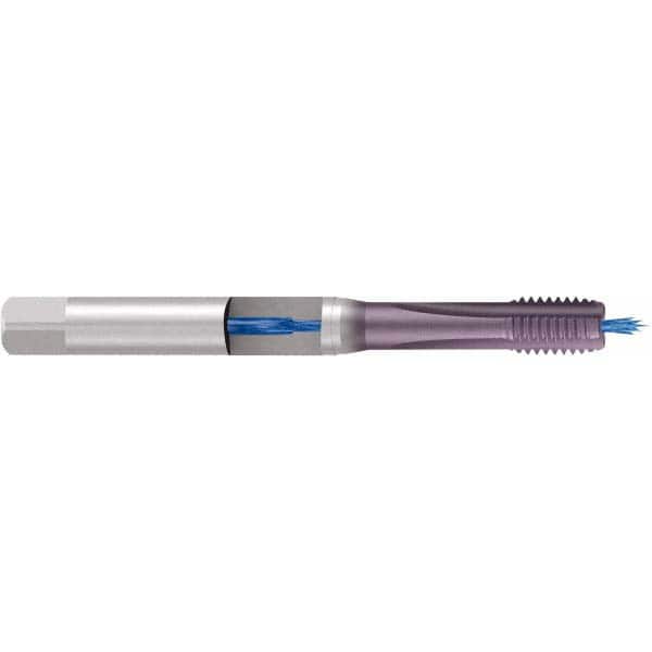 Emuge - M4x0.70 Metric 6H 0 Flute TiCN Finish Cobalt Machine Tap - Benchmark Tooling