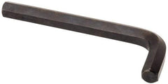 Value Collection - 5/8" Hex, Short Arm, Hex Key - 6-5/32" OAL, Alloy Steel, Inch System of Measurement - Benchmark Tooling