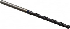 Accupro - #30 120° Cobalt Jobber Drill - TiAlN Finish, Right Hand Cut, Spiral Flute, Straight Shank, 65mm OAL, Split Point - Benchmark Tooling