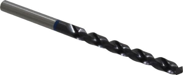 Accupro - #8 120° Cobalt Jobber Drill - TiAlN Finish, Right Hand Cut, Spiral Flute, Straight Shank, 86mm OAL, Split Point - Benchmark Tooling