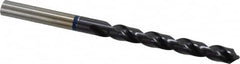 Accupro - 9/32" 120° Cobalt Jobber Drill - TiAlN Finish, Right Hand Cut, Spiral Flute, Straight Shank, 109mm OAL, Faceted Point - Benchmark Tooling