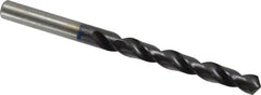 Accupro - 23/64" 120° Cobalt Jobber Drill - TiAlN Finish, Right Hand Cut, Spiral Flute, Straight Shank, 125mm OAL, Faceted Point - Benchmark Tooling