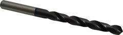 Accupro - 10mm 120° Cobalt Jobber Drill - TiAlN Finish, Right Hand Cut, Spiral Flute, Straight Shank, 133mm OAL, Faceted Point - Benchmark Tooling