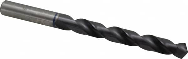Accupro - 29/64" 120° Cobalt Jobber Drill - TiAlN Finish, Right Hand Cut, Spiral Flute, Straight Shank, 142mm OAL, Faceted Point - Benchmark Tooling