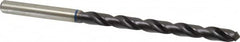 Accupro - 13/32", 118° Point, Spiral Flute, Vanadium High Speed Steel Taper Length Drill Bit - TiAlN Finish, 121mm Flute Length, 184mm OAL - Benchmark Tooling