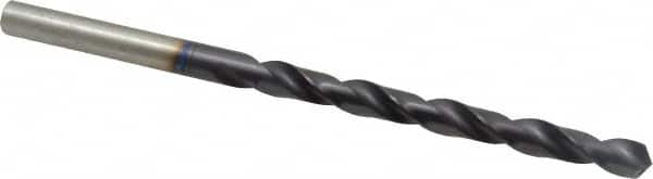 Accupro - 27/64" 118° Spiral Flute Vanadium High Speed Steel Taper Length Drill Bit - Benchmark Tooling