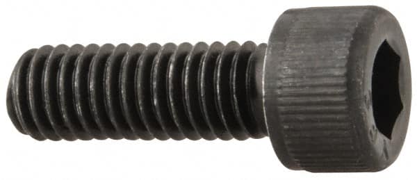 Value Collection - #8-36 UNF Hex Socket Drive, Socket Cap Screw - Alloy Steel, Black Oxide Finish, Fully Threaded, 1/2" Length Under Head - Benchmark Tooling