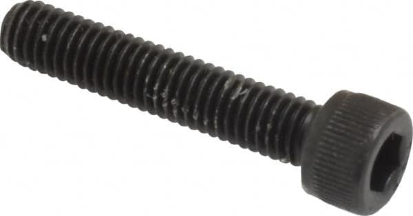 Value Collection - #10-32 UNF Hex Socket Drive, Socket Cap Screw - Alloy Steel, Black Oxide Finish, Fully Threaded, 1" Length Under Head - Benchmark Tooling