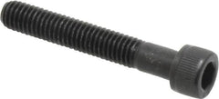 Value Collection - #10-32 UNF Hex Socket Drive, Socket Cap Screw - Alloy Steel, Black Oxide Finish, Partially Threaded, 1-1/4" Length Under Head - Benchmark Tooling