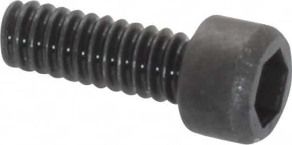 Value Collection - #2-56 UNC Hex Socket Drive, Socket Cap Screw - Alloy Steel, Black Oxide Finish, Fully Threaded, 1/4" Length Under Head - Benchmark Tooling