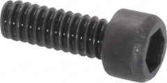 Value Collection - #2-56 UNC Hex Socket Drive, Socket Cap Screw - Alloy Steel, Black Oxide Finish, Fully Threaded, 1/4" Length Under Head - Benchmark Tooling