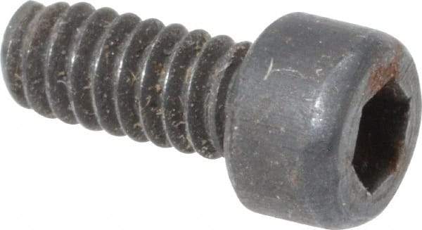 Value Collection - #3-48 UNC Hex Socket Drive, Socket Cap Screw - Alloy Steel, Black Oxide Finish, Fully Threaded, 1/4" Length Under Head - Benchmark Tooling