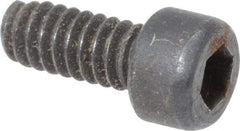 Value Collection - #3-48 UNC Hex Socket Drive, Socket Cap Screw - Alloy Steel, Black Oxide Finish, Fully Threaded, 1/4" Length Under Head - Benchmark Tooling