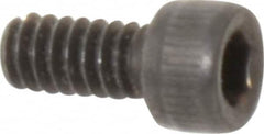 Value Collection - #4-40 UNC Hex Socket Drive, Socket Cap Screw - Alloy Steel, Black Oxide Finish, Fully Threaded, 1/4" Length Under Head - Benchmark Tooling