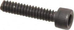 Value Collection - #4-40 UNC Hex Socket Drive, Socket Cap Screw - Alloy Steel, Black Oxide Finish, Fully Threaded, 1/2" Length Under Head - Benchmark Tooling