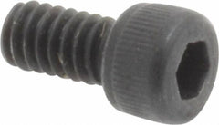 Value Collection - #5-40 UNC Hex Socket Drive, Socket Cap Screw - Alloy Steel, Black Oxide Finish, Fully Threaded, 1/4" Length Under Head - Benchmark Tooling