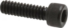 Value Collection - #6-32 UNC Hex Socket Drive, Socket Cap Screw - Alloy Steel, Black Oxide Finish, Fully Threaded, 1/2" Length Under Head - Benchmark Tooling