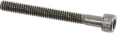 Value Collection - #8-32 UNC Hex Socket Drive, Socket Cap Screw - Alloy Steel, Black Oxide Finish, Partially Threaded, 1-1/2" Length Under Head - Benchmark Tooling