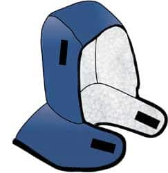 OccuNomix - Universal Size, Navy Blue, Underneath Hard Hat Winter Liner - Shoulder Cape Length, 2 Layer - Benchmark Tooling