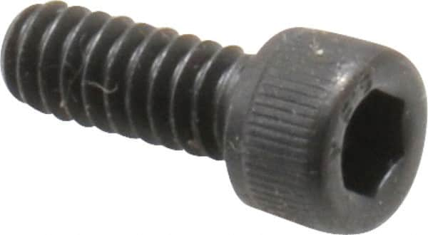 Value Collection - #10-24 UNC Hex Socket Drive, Socket Cap Screw - Alloy Steel, Black Oxide Finish, Fully Threaded, 1/2" Length Under Head - Benchmark Tooling