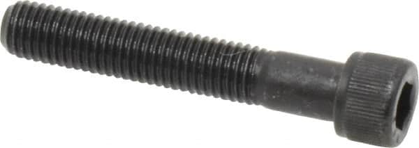 Value Collection - 1/4-28 UNF Hex Socket Drive, Socket Cap Screw - Alloy Steel, Black Oxide Finish, Partially Threaded, 1-1/2" Length Under Head - Benchmark Tooling