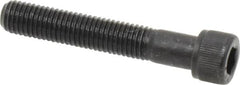 Value Collection - 1/4-28 UNF Hex Socket Drive, Socket Cap Screw - Alloy Steel, Black Oxide Finish, Partially Threaded, 1-1/2" Length Under Head - Benchmark Tooling