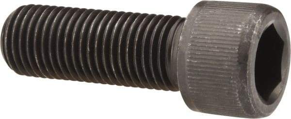 Value Collection - 7/16-20 UNF Hex Socket Drive, Socket Cap Screw - Alloy Steel, Black Oxide Finish, Fully Threaded, 1-1/4" Length Under Head - Benchmark Tooling