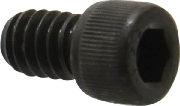 Value Collection - 1/4-20 UNC Hex Socket Drive, Socket Cap Screw - Alloy Steel, Black Oxide Finish, Fully Threaded, 3/8" Length Under Head - Benchmark Tooling