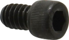 Value Collection - 1/4-20 UNC Hex Socket Drive, Socket Cap Screw - Alloy Steel, Black Oxide Finish, Fully Threaded, 3/8" Length Under Head - Benchmark Tooling