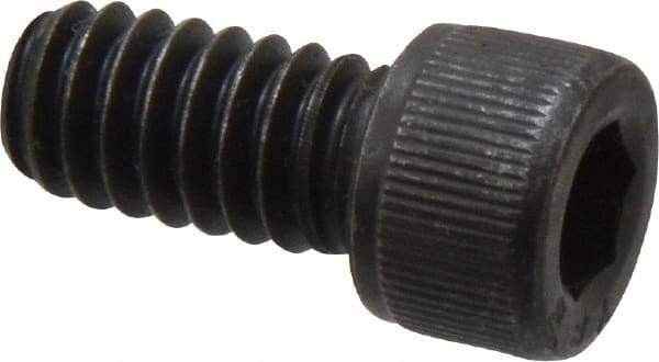 Value Collection - 1/4-20 UNC Hex Socket Drive, Socket Cap Screw - Alloy Steel, Black Oxide Finish, Fully Threaded, 1/2" Length Under Head - Benchmark Tooling