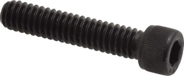 Value Collection - 1/4-20 UNC Hex Socket Drive, Socket Cap Screw - Alloy Steel, Black Oxide Finish, Fully Threaded, 1-1/4" Length Under Head - Benchmark Tooling