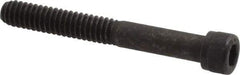 Value Collection - 1/4-20 UNC Hex Socket Drive, Socket Cap Screw - Alloy Steel, Black Oxide Finish, Partially Threaded, 2" Length Under Head - Benchmark Tooling