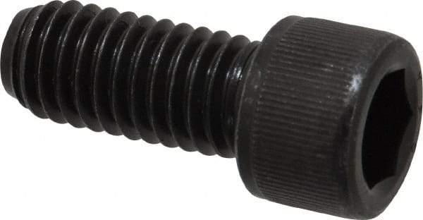 Value Collection - 7/16-14 UNC Hex Socket Drive, Socket Cap Screw - Alloy Steel, Black Oxide Finish, Fully Threaded, 1" Length Under Head - Benchmark Tooling
