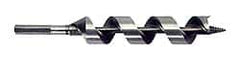 Irwin - 1/4 to 1/2", Bright Finish, Carbon Steel Auger Drill Bit Set - Benchmark Tooling
