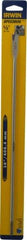 Irwin - 1/2", 1/4" Hex Shank, Bright Finish, High Speed Steel, Spade Blade Drill Bit - 2 Spurs, 16" Overall Length, 2" Shank Length, No Wire Fishing Hole - Benchmark Tooling