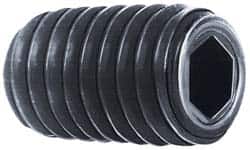 Value Collection - #5-40 UNC, 7/8" OAL, Cup Point Set Screw - Alloy Steel, 1/16" Key - Benchmark Tooling